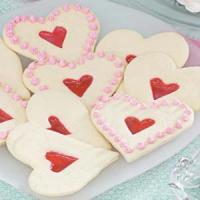 Stained Glass Heart Cutout Cookies_image