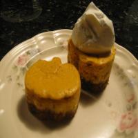 pumpkin tart with gingersnap crust image