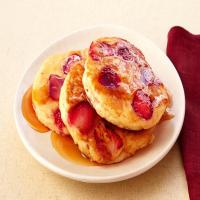 Strawberry Pancakes With Mamma Callie's Syrup image