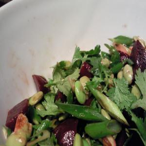 Edamame Salad With Baby Beets & Greens_image