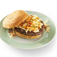 Black Bean Burgers with Chipotle Slaw_image