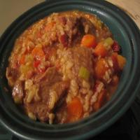 Beef Stew With Tomatoes and Rice_image