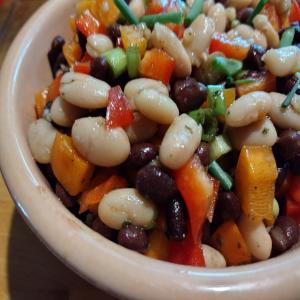 White & Black Bean Salad_image