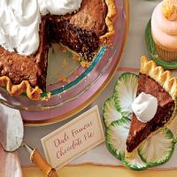 Chocolate Truffle Pie with Amaretto Cream Recipe - (4.4/5) image