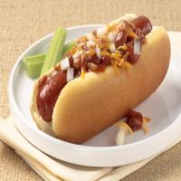 Slow-Cooker Chili Dogs image