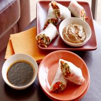 Fresh Vegetable Spring Rolls with Two Dipping Sauces_image