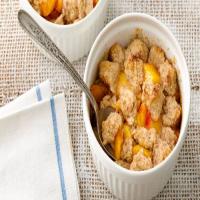 Brown Sugar Peach Cobbler for Two image