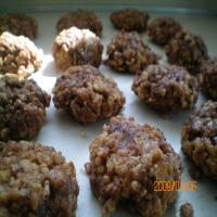 Peanut Butter and Chocolate Chip Rice Krispies Balls image