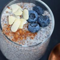 Blueberry Chia Pudding with Almond Milk image