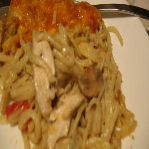 Sherried Chicken and Fettucini Casserole_image
