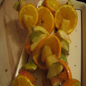 Fruit Kabobs With Curry Glaze_image