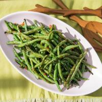 Sunny's Easy Grilled Green Beans with a Quick Chutney_image