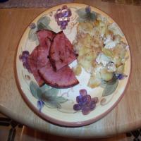 Grilled Ham Slices With Horseradish Basting Sauce_image