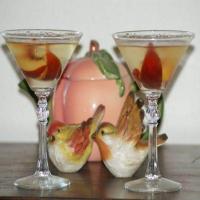 Peach Melba Martini for Two image