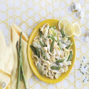 Pappardelle With Lemon, Baby Artichokes and Asparagus_image