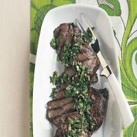 Grilled Steak with Fresh Garden Herbs_image
