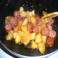 Smoked Sausage and Apples_image
