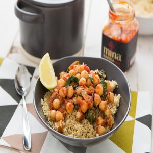 Spicy Chickpea and Spinach Stew | Oh My Veggies_image