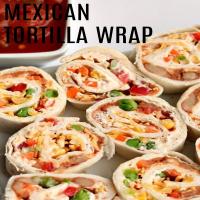 Mexican Tortilla Wrap Roll-Ups Recipe image