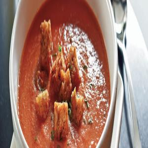Tom's Tasty Tomato Soup with Brown Butter Croutons_image