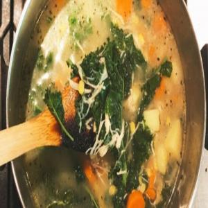 Potato, Corn, And Kale Soup Recipe by Tasty image