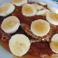 Banana-Oat Cottage Cheese Pancakes image