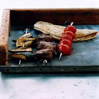 Herbed Lamb, Tomato, and Zucchini Kebabs_image