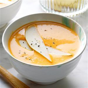 Cheddar Pear Soup Recipe_image