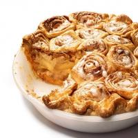 Cinnamon Bun Apple Pie image
