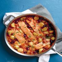 Salmon and Potatoes in Tomato Sauce image