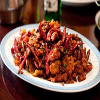 Crispy Lamb With Cumin, Scallions and Red Chiles image