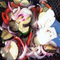 Chargrilled Vegetable and Haloumi Salad image