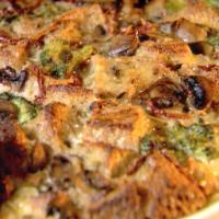 Broccoli, Mushroom, and Cheese Breakfast Strata image