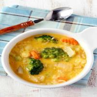 Dairy Free Cheesy Vegetable Soup._image