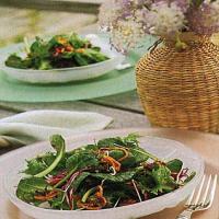Farmers Market Green Salad with Fried Shallots image