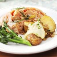 New potatoes 'Lyonnaise' image