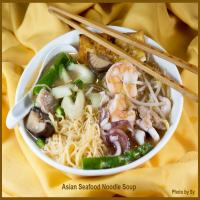 Asian Seafood Noodle Soup image