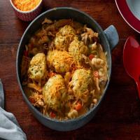 Chicken with Vegetables and Cheesy Dumplings image