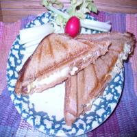 Provolone Cheese and Scrambled Egg Sandwiches image