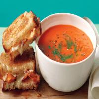 Tomato Soup with Bacon Grilled Cheese image