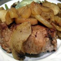 Baked Pork Chops With Apple & Sherry image