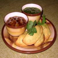 East Indian Vegetable Samosa Pastries_image