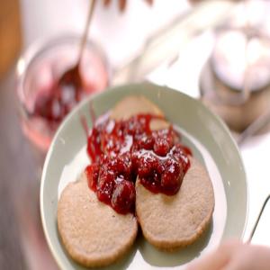 Oat Pancakes With Raspberries & Honey image