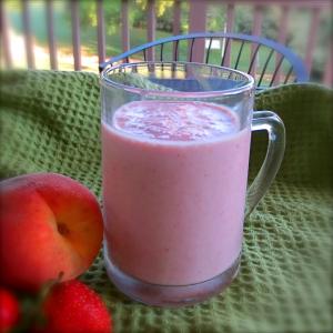 Strawberry Peach Smoothie_image