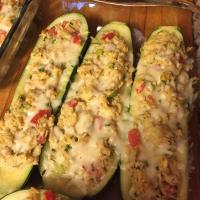 Tuna-Stuffed Zucchini image