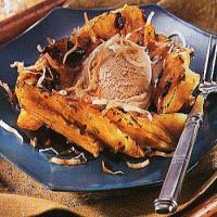 Caramelized Pineapple with Brown Sugar-Ginger Ice Cream image