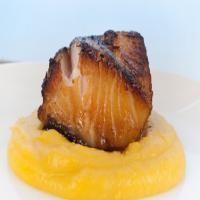 Maple and Soy Black Cod with Butternut Squash Purée Recipe - (4/5) image
