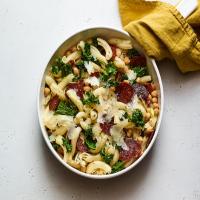 Pasta With Chorizo, Chickpeas and Kale image