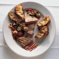 Grilled Tuna with Mediterranean Chopped Salad_image