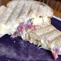 Grilled Gouda, Salami, and Artichoke Sandwiches image